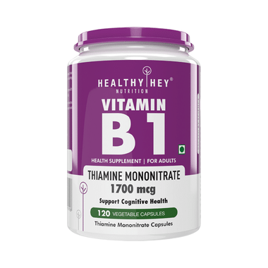 HealthyHey Nutrition Vitamin B1 Vegetable Capsule