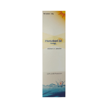 Photoban 30 Aquagel Sunscreen SPF 30 | For UVA/UVB Protection