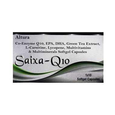 Saixa Saixo-Q10 Softgel Capsules (10 Each)