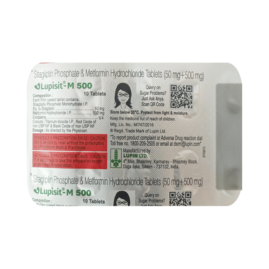 Lupisit M 50mg/500mg Tablet
