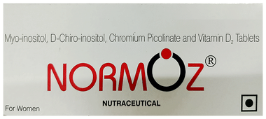 Normoz Tablet with Myo-Inositol, D-Chiro-Inositol, Chromium & Vitamin D2