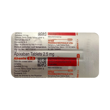 Abaxis 2.5mg Tablet