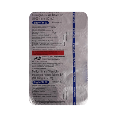 Siglyn M 50/1000 Tablet PR