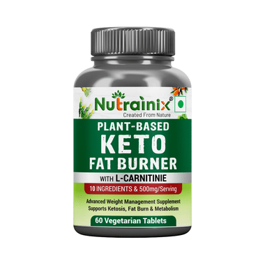 Nutrainix Plant-Based Keto Fat Burner L-Carnitine Veg Tablet