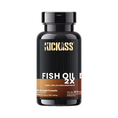 Kickass Fish Oil 2X Softgel Capsule