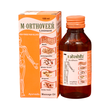 M-Orthoveer Liniment Ayurvedic Massage Oil