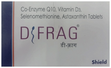 Dfrag Tablet with Coenzyme Q10, Vitamin D3, Selenomethionine & Astaxanthin | Mineral Boost | For Improved Energy