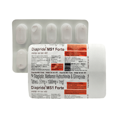 Diapride MS 1 Forte Tablet