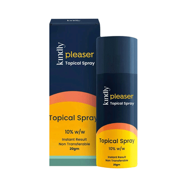 Kindly Health Pleaser Topical Spray | Non-Transferrable Spray For Men |