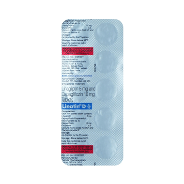 Linatin D 10mg/5mg Tablet