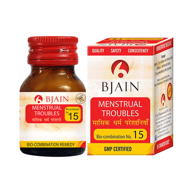 Bjain Bio-Combination No.15 (Menstrual Troubles) Tablet