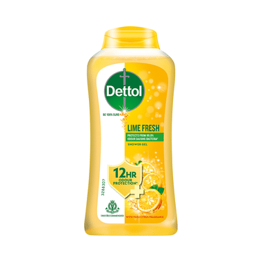 Dettol Lime Fresh Bodywash & Shower Gel | PH Balanced & Soap Free