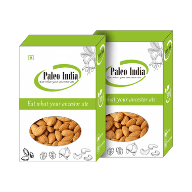 Paleo India California Almonds Badam (400gm Each)