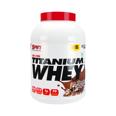 San 100% Pure Titanium Whey Chocolate Rocky Road