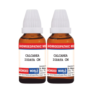 Dr. Majumder Homeo World Calcarea Iodata Dilution(30ml Each) CM