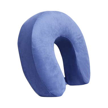 Viaggi U Shape Memory Foam Neck Pillow Royal Blue