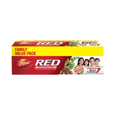 Dabur Red Toothpaste For Healthy Teeth & Gums | Fights Dental Problems
