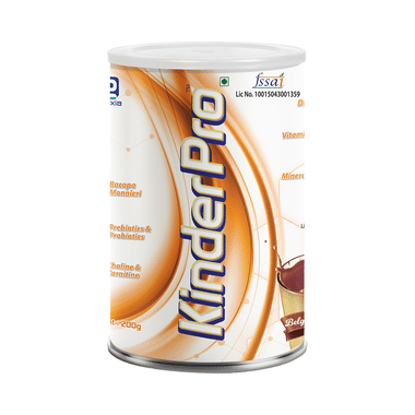Evexia KinderPro With Bacopa Monnieri & Omega 3 | For Children's Gut Health, Growth & Immunity | Flavour Chocolate Powder