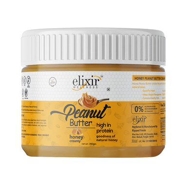 Elixir Wellness Honey Peanut Butter Creamy