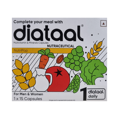 Diataal Nutripop Multivitamin Capsule for Immunity, Fitness & Wellness