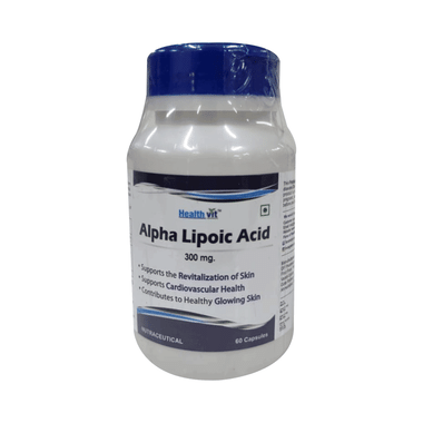HealthVit Alpha Lipoic Acid 300mg | For Skin & Heart Health | Capsule