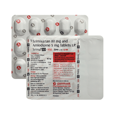 Telma 80-AM Tablet