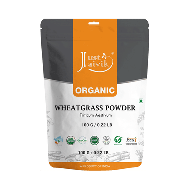 Just Jaivik Organic Wheatgrass Powder