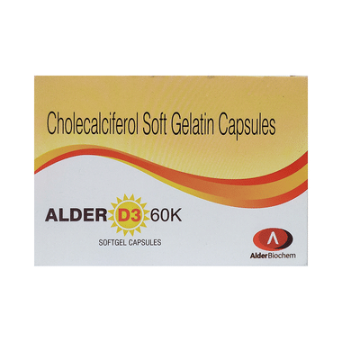 Alder D3 60k Softgel Capsule