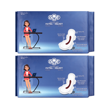 Time Ultra Velvet Sanitary Pads XXL