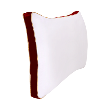 Sleepsia Microfiber Bed Pillow For Sleeping Red