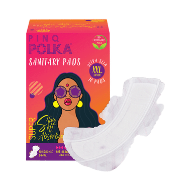 PINQ Polka Sanitary Pads (10 Each) XXL