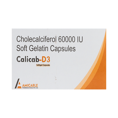 Calicab-D3 Softgel Capsule