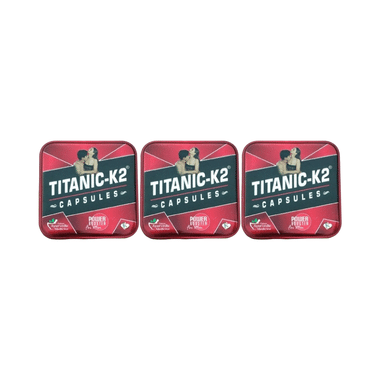 Titanic K2 Power Booster Capsule For Men (6 Each)