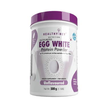 Healthy Hey Nutrition Pasteurized Egg White Protein Powder Unflavoured