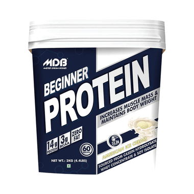 MDB Master Dream Bodies Beginner Protein 14g Whey Concentrate American Ice Cream