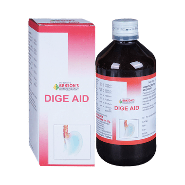 Bakson's Homeopathy Dige Aid Syrup