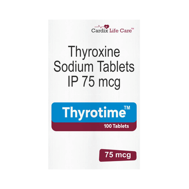 Thyrotime 75mcg Tablet