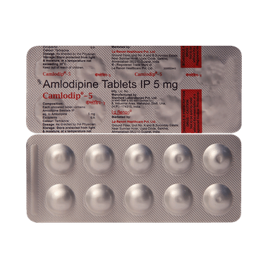 Camlodip 5mg Tablet