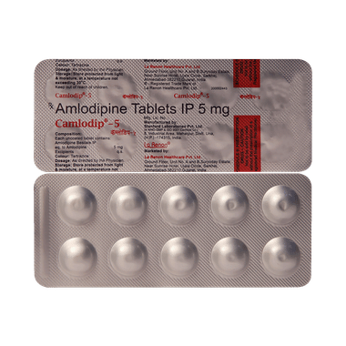 Camlodip 5mg Tablet