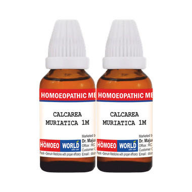 Dr. Majumder Homeo World Calcarea Muriatica Dilution(30ml Each) 1M