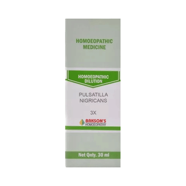 Bakson's Homoeopathy Pulsatilla Nigricans Dilution 3X
