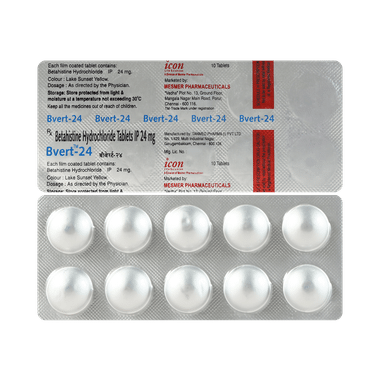 Bvert 24mg Tablet
