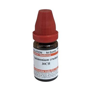 Dr Willmar Schwabe India Antimonium Crudum Dilution 30 CH