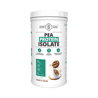Nature's Island Pea Protein Isolate Powder Cookie And Cream