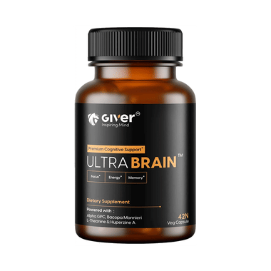 Giver Premium Cognitive Support Ultra Brain Veg Capsule