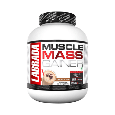 Labrada Nutrition Muscle Mass Gainer With Creatine For Muscle Support | Flavour Chocolate