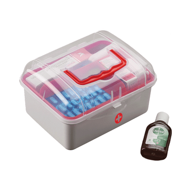 Isha Surgical Plastic First Aid Box Small White