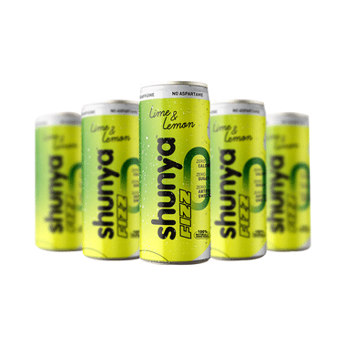 Shunya Fizz (300ml Each) Lime & Lemon