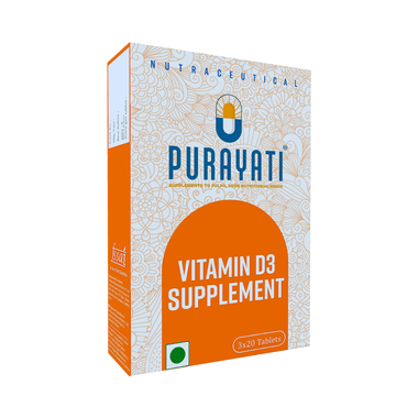 Purayati Vitamin D3 Supplement Tablet