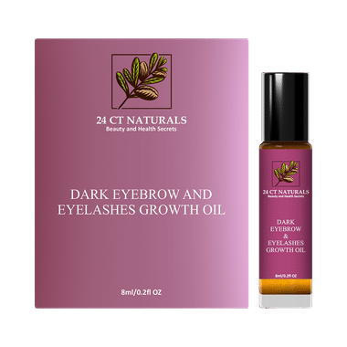 24 CT Naturals Dark Eyebrow And Eyelashes Growth Oil